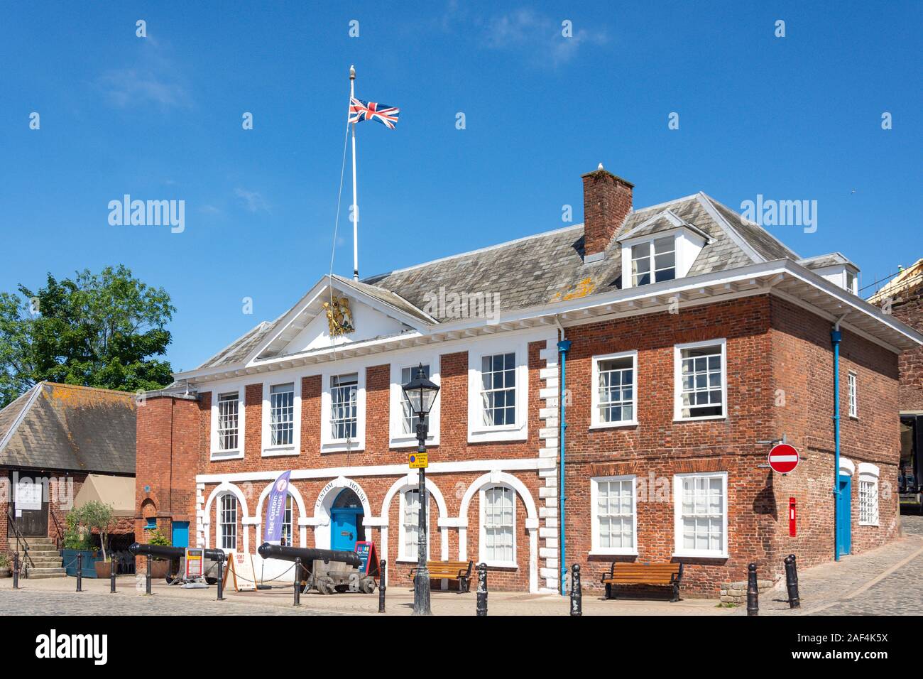 Das Zollamt Visitor Centre, The Quay, Exeter, Devon, England, Vereinigtes Königreich Stockfoto