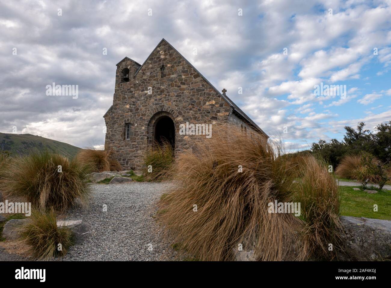 Kirche des Guten Hirten in Lake Tekapo, Canterbury, Neuseeland Stockfoto