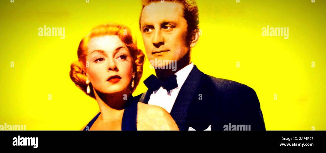 DAS schlechte und das schöne 1952 MGM Film mit Lana Turner und Kirk Douglas Stockfoto