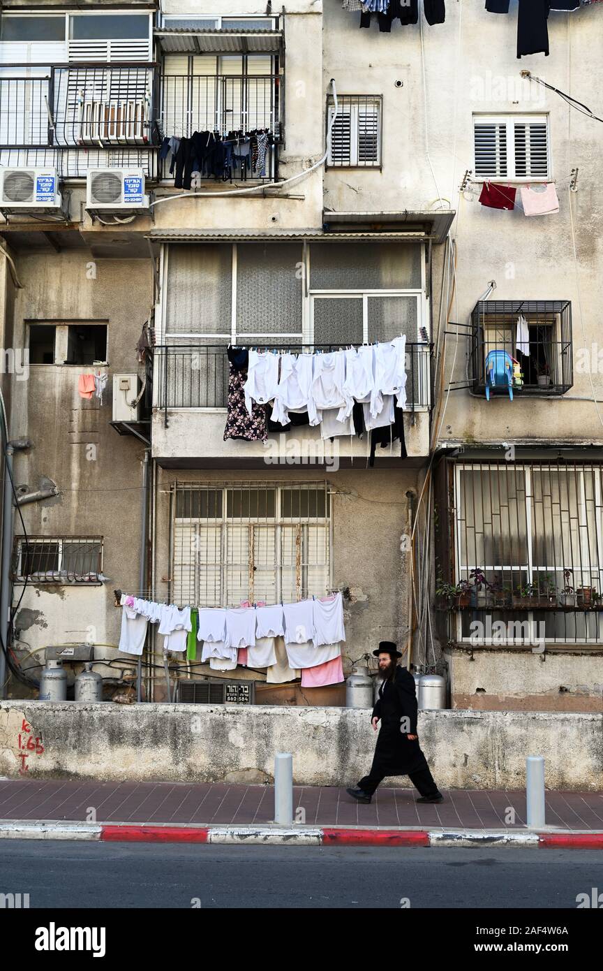 Das tägliche Leben in Bnei Brak Stockfoto