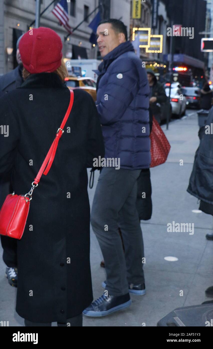 Dezember 12, 2019 Tony Gonzalez in Strahan, Sara, Keke in NewYork. 12. Dezember 2019. Credit: RW/MediaPunch Stockfoto