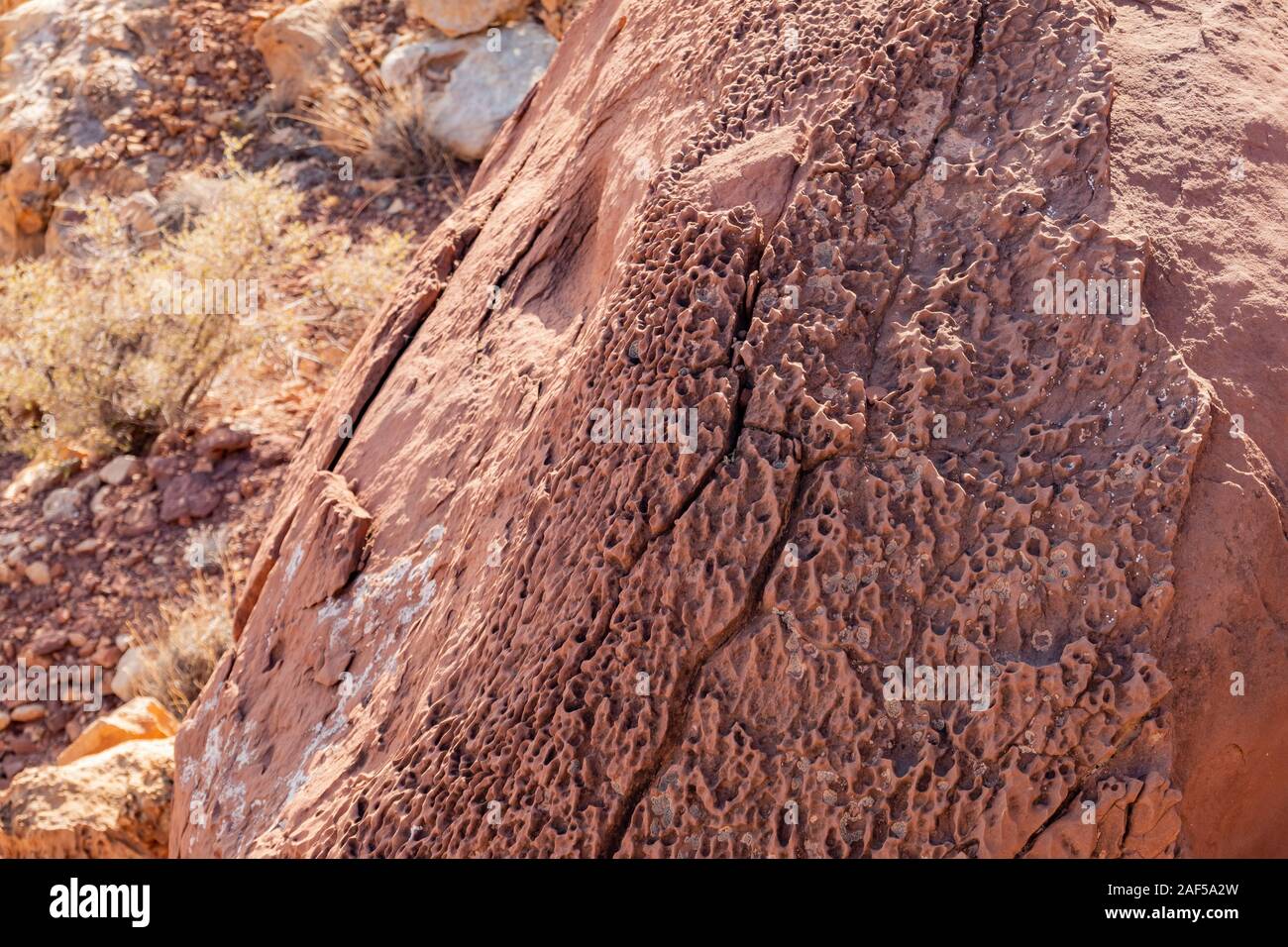 Felsen der Meteor Crater natürliche Wahrzeichen am Arizona Stockfoto