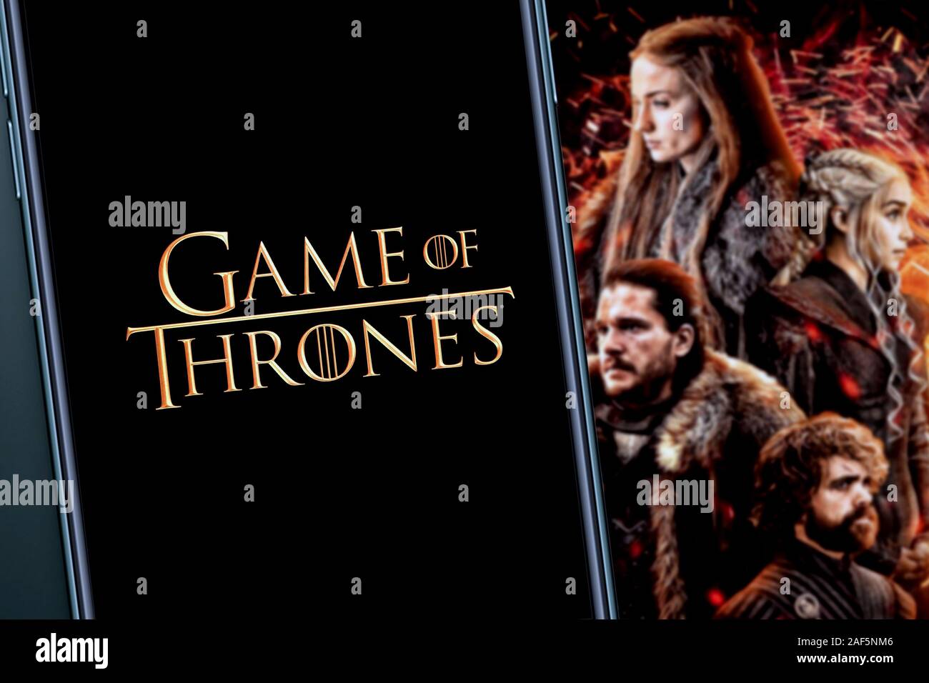 Spiel der Throne, eine ursprüngliche Erstellung von HBO-Industrie. Von David Benioff und D. B. Weiss, Broadcast seit 2011 auf HBO erstellt Stockfoto