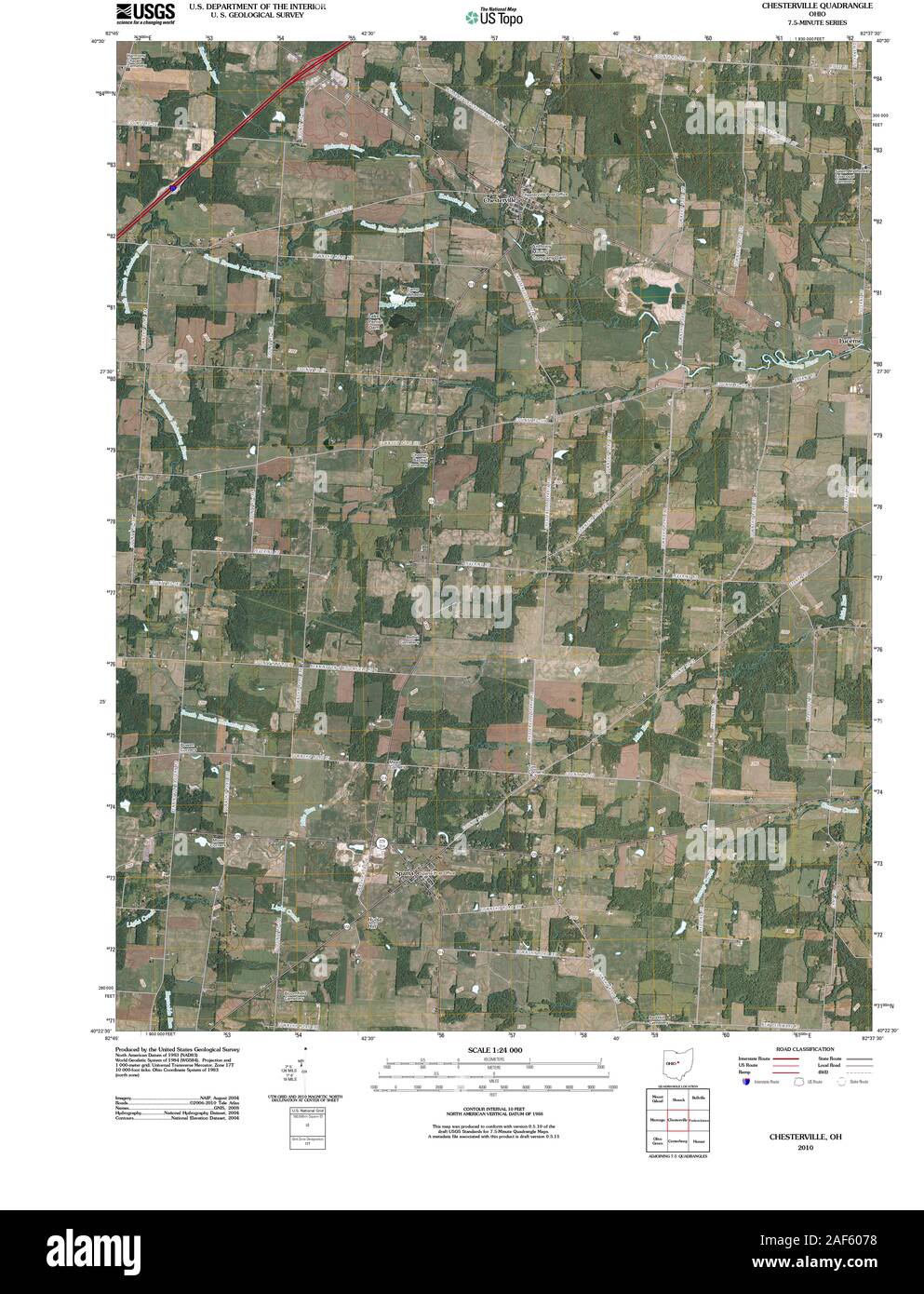 Mappa di chesterville Fotos und Bildmaterial in hoher Auflösung Alamy