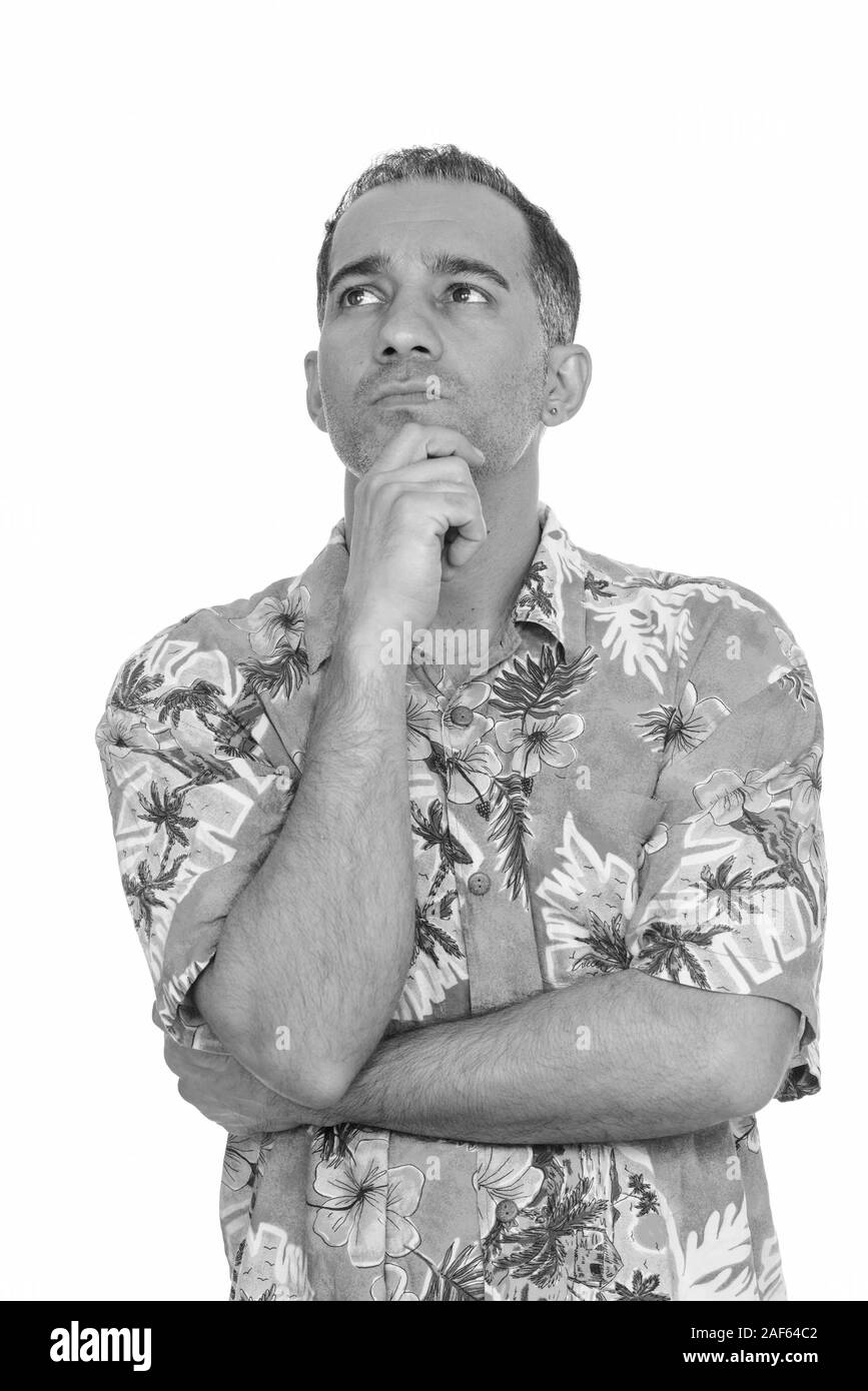 Reifen schönen persischen Mann bereit für Ferienhäuser denken Stockfoto Reifen schönen persischen Mann bereit für Ferienhäuser denken Stockfoto