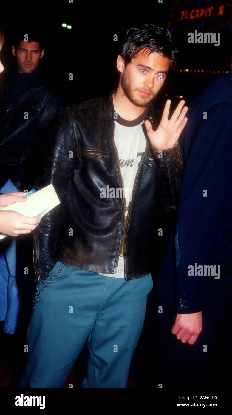 Hollywood, Kalifornien, USA, 30. März 1995 Schauspieler und Sänger Jared Leto besucht United Artists 'Tank Girl' Premiere am März 30, 1995 Mann's Chinese Theater in Hollywood, Kalifornien, USA. Foto von Barry King/Alamy Stock Foto Stockfoto