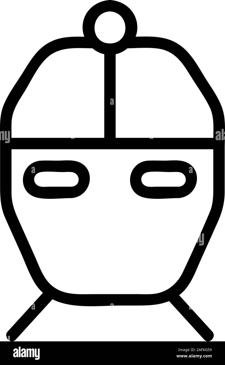 Internationale Bahn Symbol Vektor. Isolierte Kontur symbol Abbildung Stock Vektor