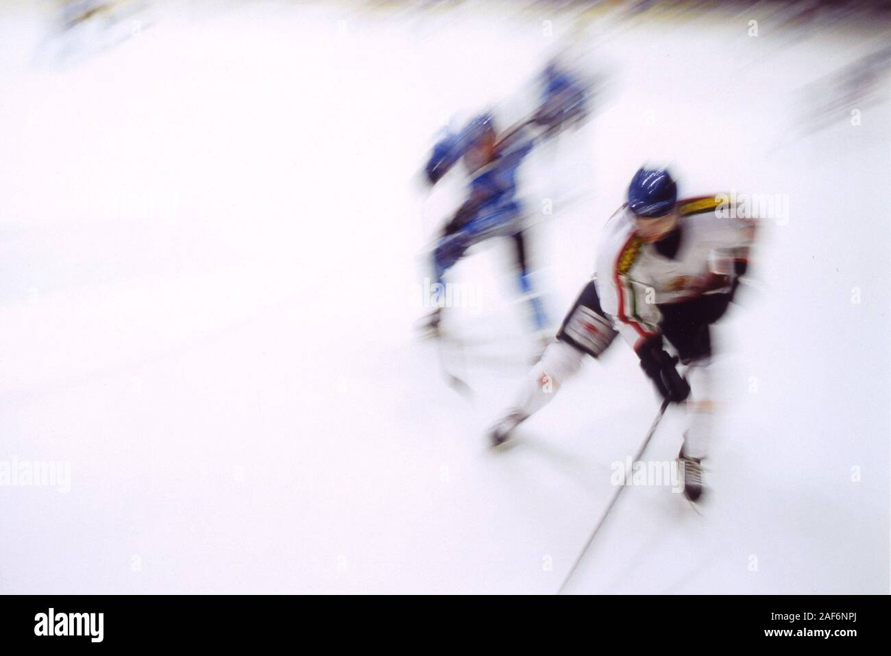 Sled Hockey, Winter-olympischen Disziplin. Torino 2006, XX. Olympischen Winterspiele Stockfoto