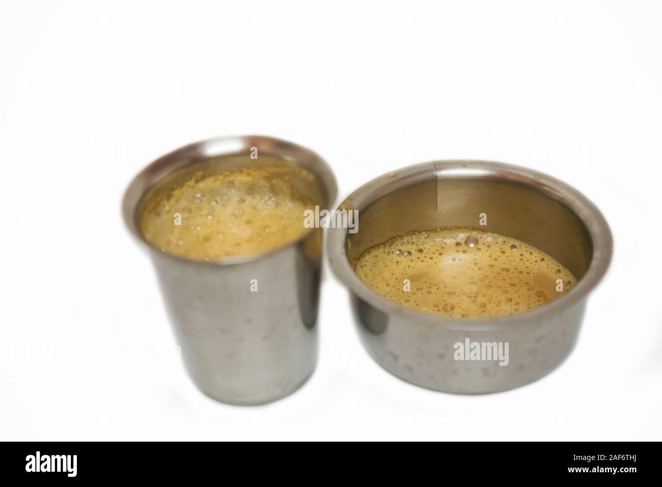 Indische filter Kaffee ist berühmten Kaffee Stockfoto