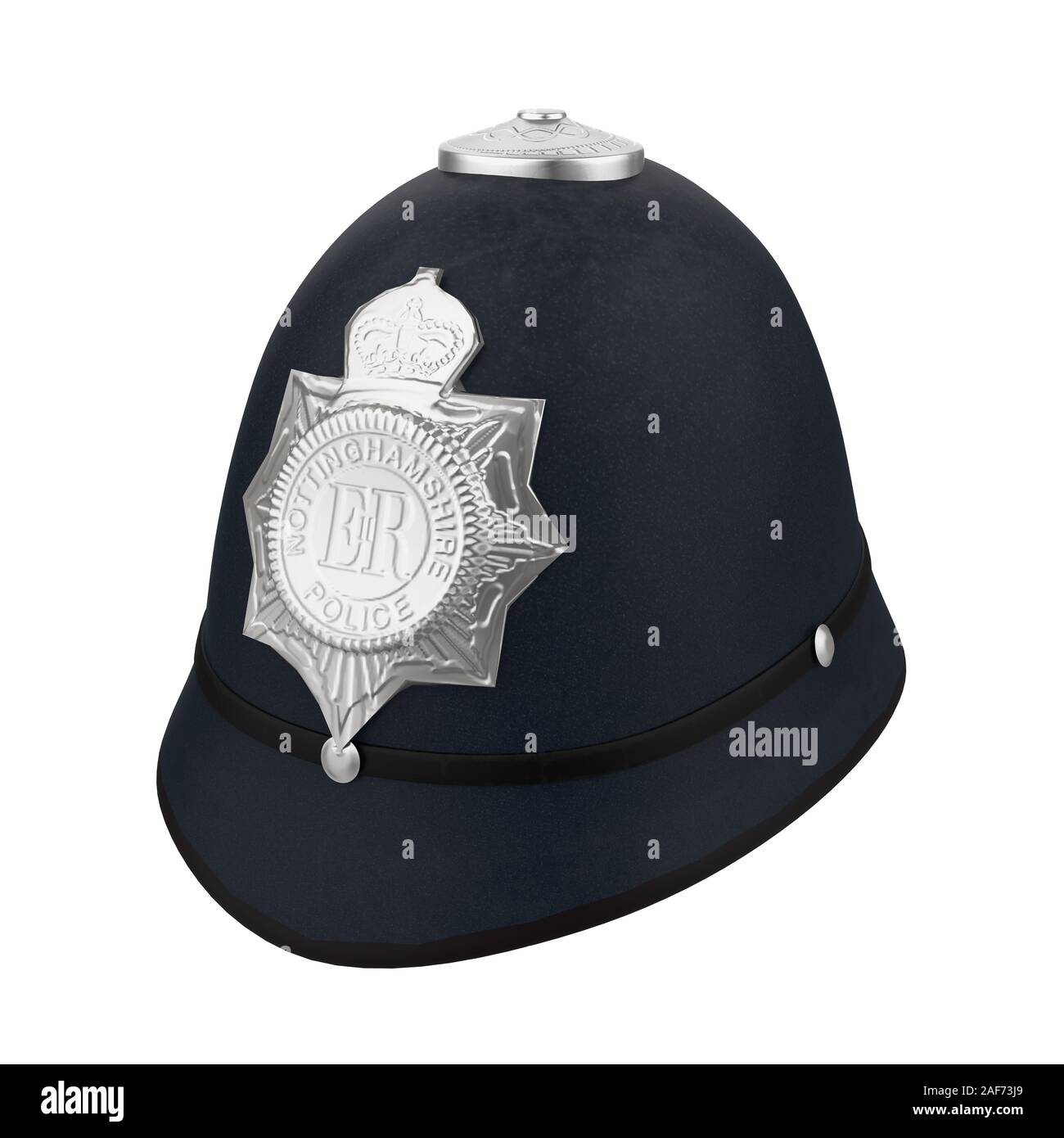 Henbrandt Polizeihelm Für Kinder – Schwarzer Bobby-Helm Aus Kunststoff