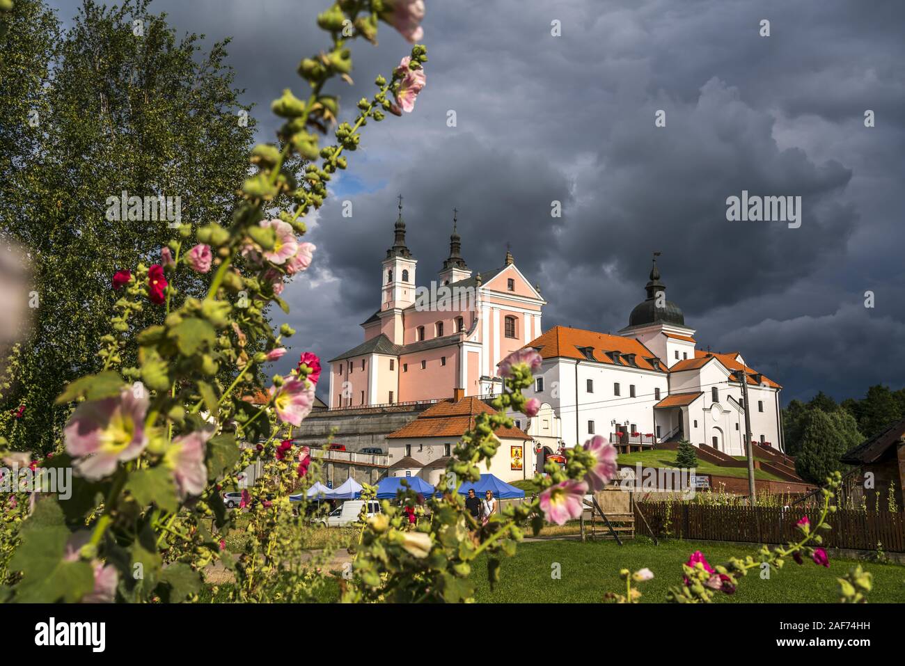 Das ehemalige Kamaldulenserkloster zu Wigry, Wigry-Nationalpark, Polen, Europa | das Kloster in Wigry Post-Camaldolian, Wigry Nationalpark, Polen, Europa | Verwendung weltweit Stockfoto