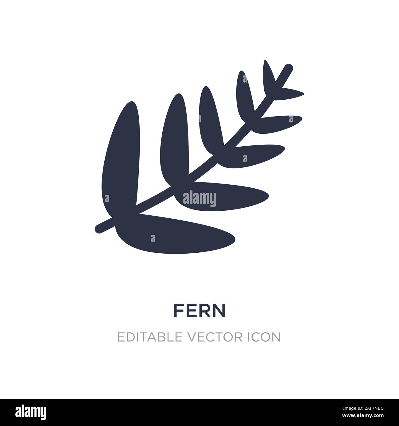 Farn Symbol auf weiem Hintergrund. Einfaches element Abbildung von Natur  Konzept. farn Symbol Design Stock-Vektorgrafik - Alamy