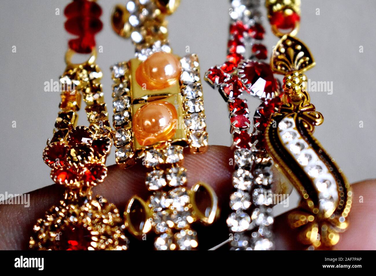 Schöne und kostbare Juwelen Stockfoto