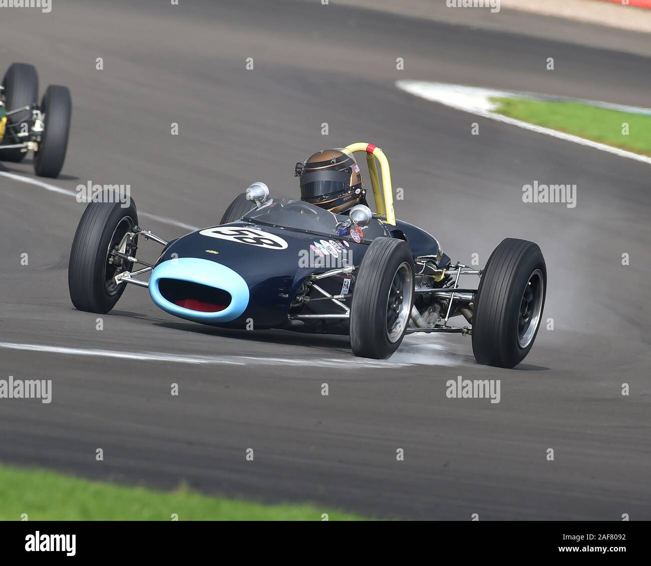 Robert Hoemke, Lola Mk 5 A, FJHRA, historische Formel Junior hinten Motor, HSCC, Silverstone Endrunden, Silverstone, Oktober 2019, Autos, historische Racing, Hist Stockfoto