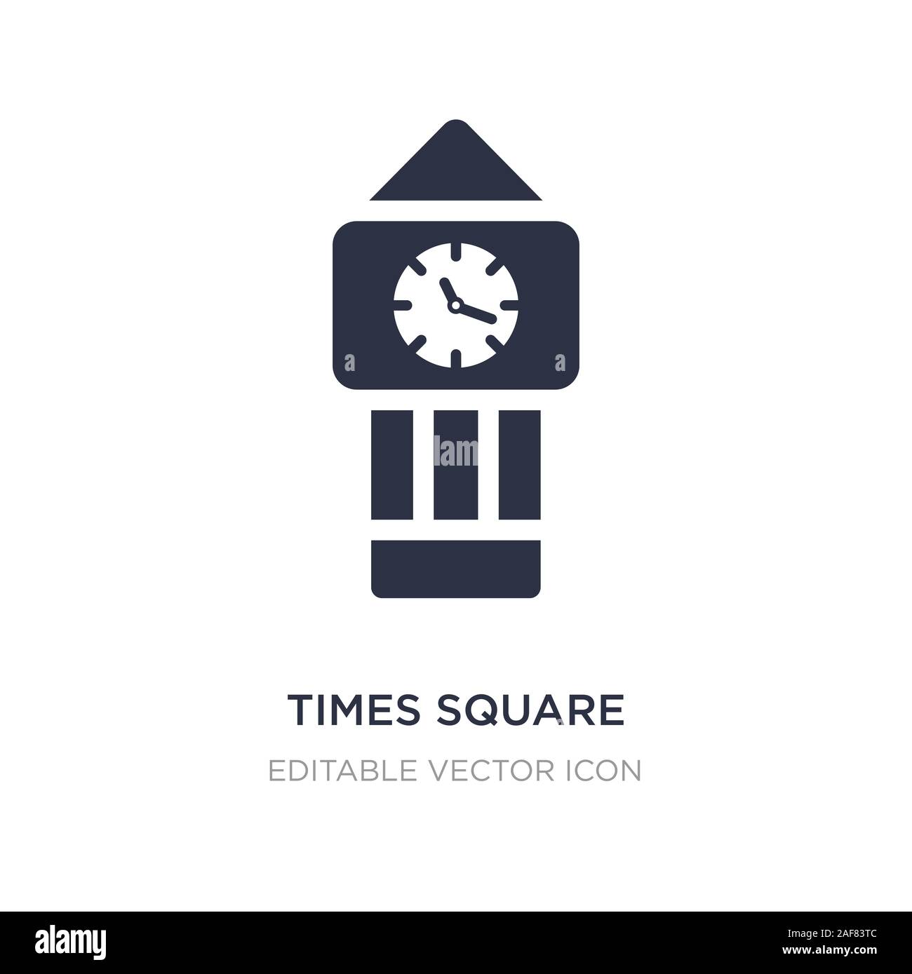 Times Square Symbol auf weißem Hintergrund. Einfaches element Abbildung kann von Werkzeugen und Utensilien Konzept. times square Symbol Design. Stock Vektor