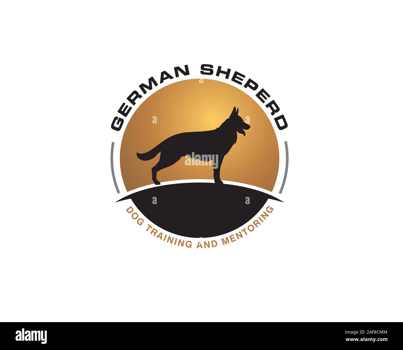 K9 TRAINING LOGO Stock Vektor