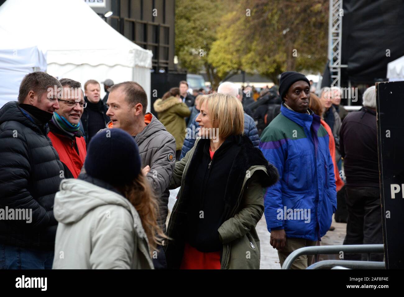 Am Tag nach dem Dezember 2019 allgemeine Wahlen, in denen Boris Johnson eine große und unerwartete Tory Mehrheit gewonnen. Stockfoto