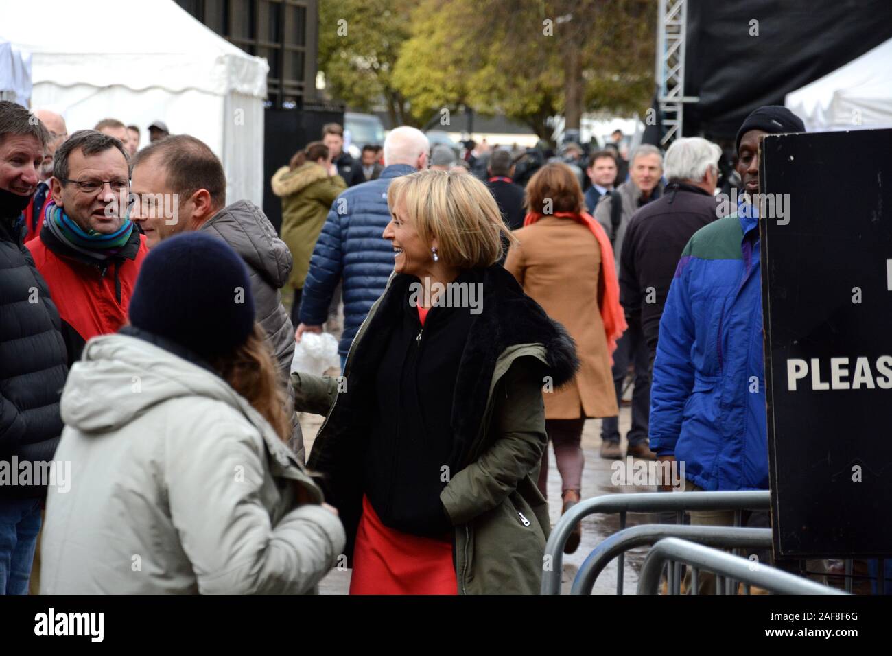 Am Tag nach dem Dezember 2019 allgemeine Wahlen, in denen Boris Johnson eine große und unerwartete Tory Mehrheit gewonnen. Stockfoto