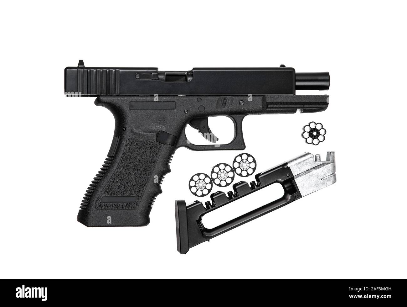 SIXRUN Sandstrahlpistole Tragbar - Pneumatischer Strahler Für Rost & Oberflächen | 510ml Tank, Max. 90 PSI