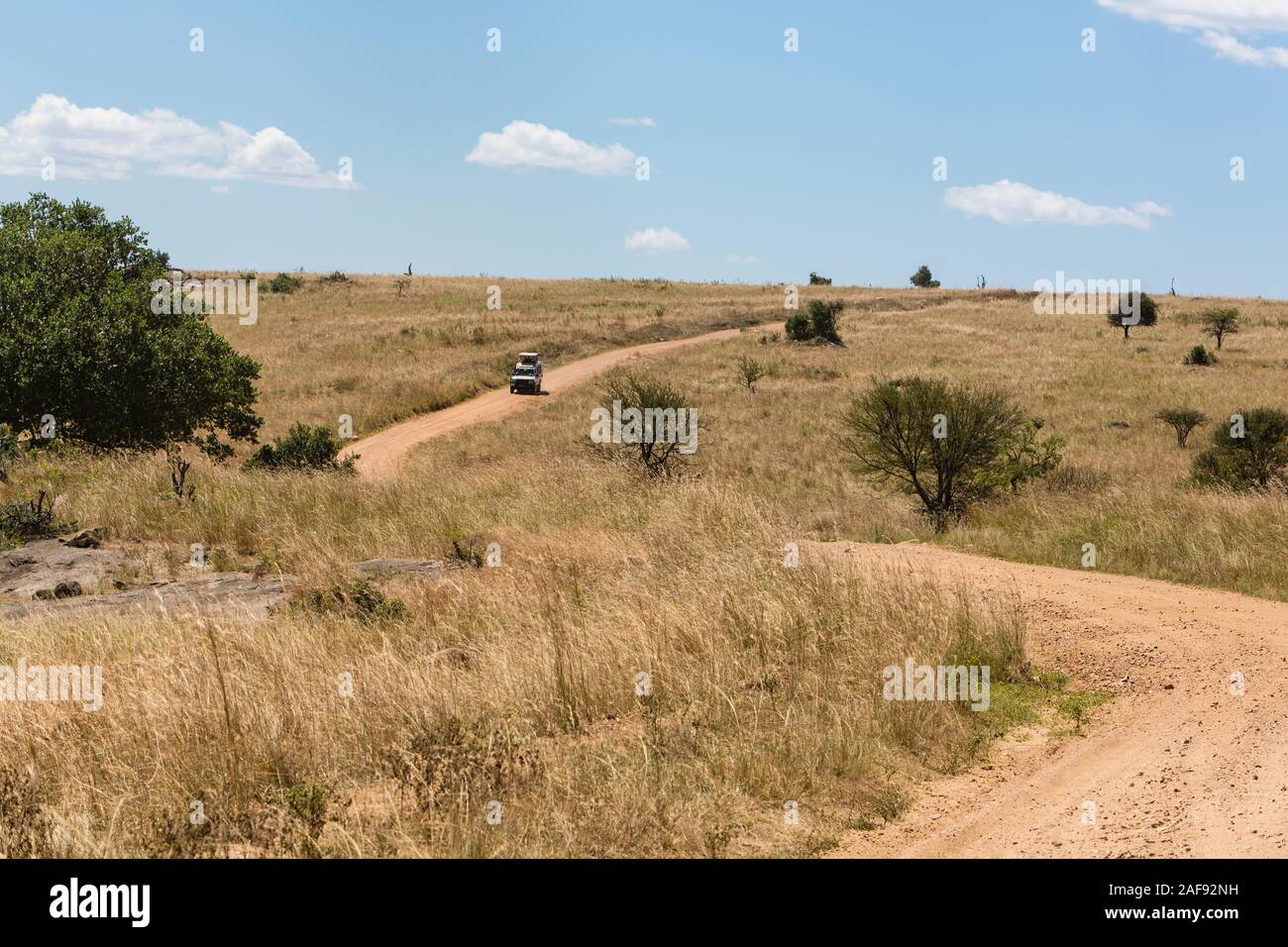 Tansania. Serengeti Straße, Nordöstlichen Teil. Stockfoto