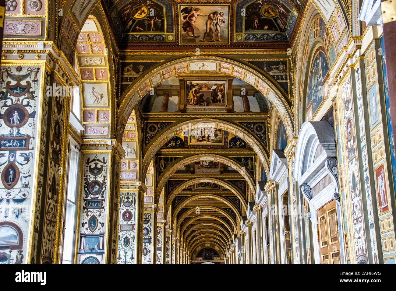 Das Raphael Loggien, Eremitage, St. Petersburg, Russland Stockfoto