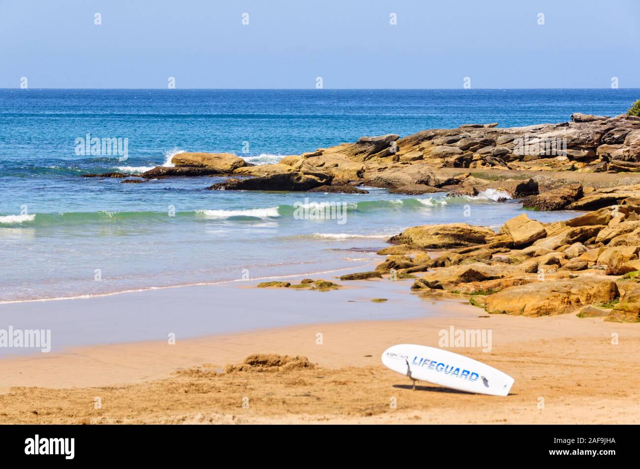 Rettungsschwimmer auf Manly Beach - Sydney, NSW, Australien Stockfoto