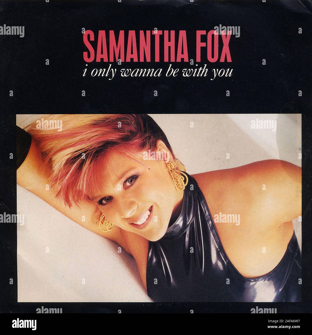 Samantha Fox - Ich Will Nur Mit Dir zu sein - Vintage Vinyl Album Cover  Stockfotografie - Alamy