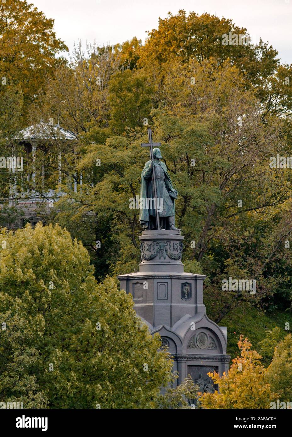 Der hl. Wladimir Denkmal auf Wladimir Hill in Kiew, Ukraine Stockfoto
