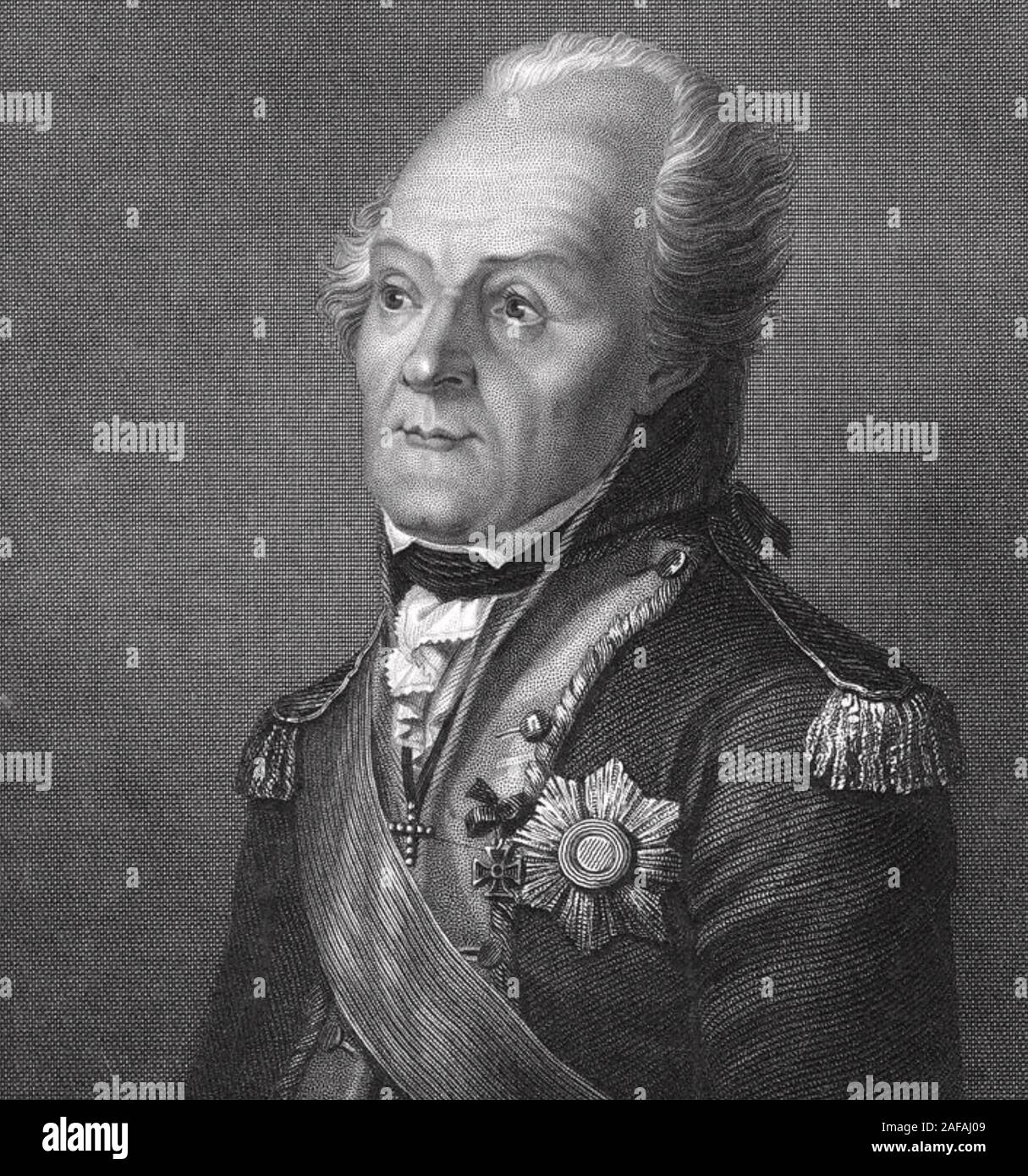 ALEXANDER SUWOROW (1729/30-1800) Russische Armee leader Stockfoto