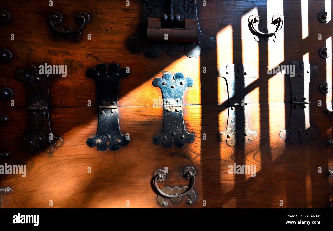 Craft Museum und Shop Kanazawa Blattgold Japan Stockfoto