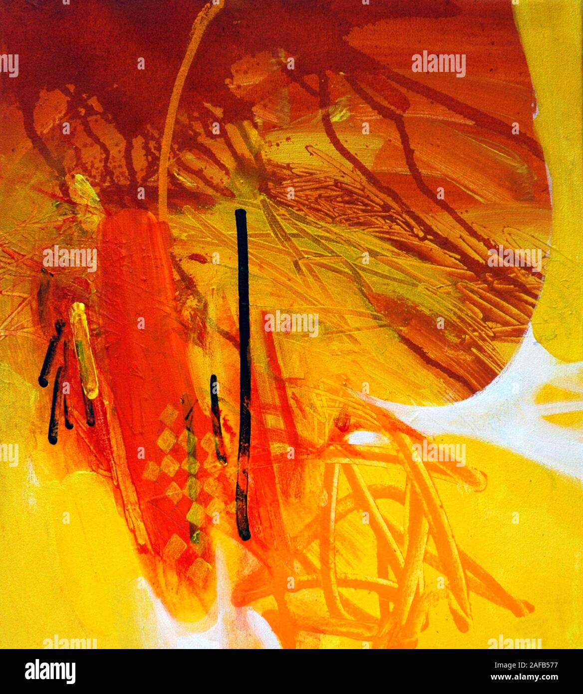 Abstrakte farbenfrohe Ölgemälde auf Leinwand Textur, Öl Gemälde Hintergrund. Moderne Kunst ölgemälde. Stockfoto