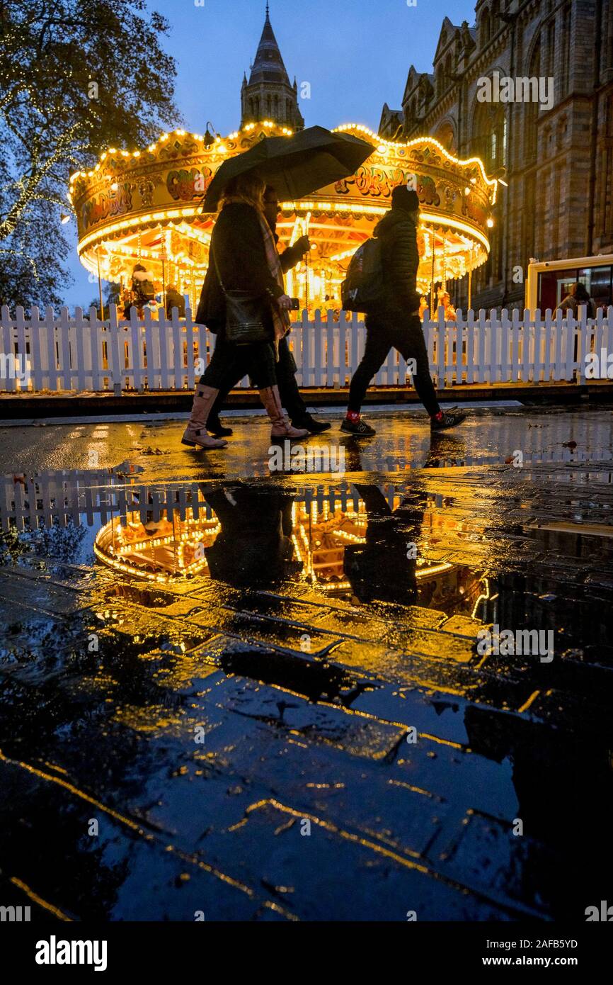 Regnerischen Tag in London, England, Großbritannien Stockfoto