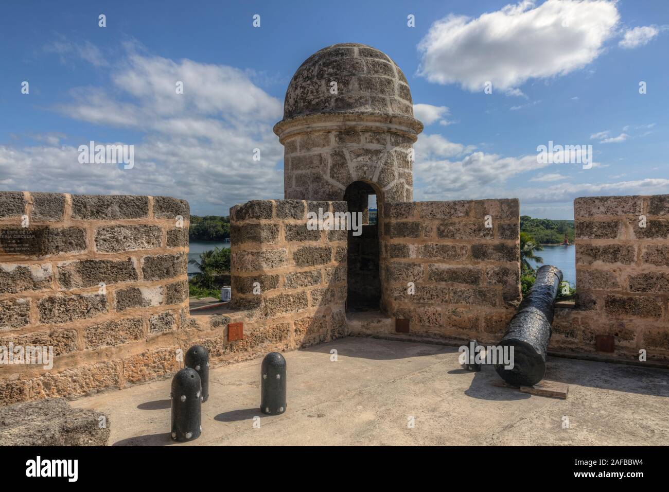 Castillo de Jagua, Cienfuegos, Kuba, Nordamerika Stockfoto
