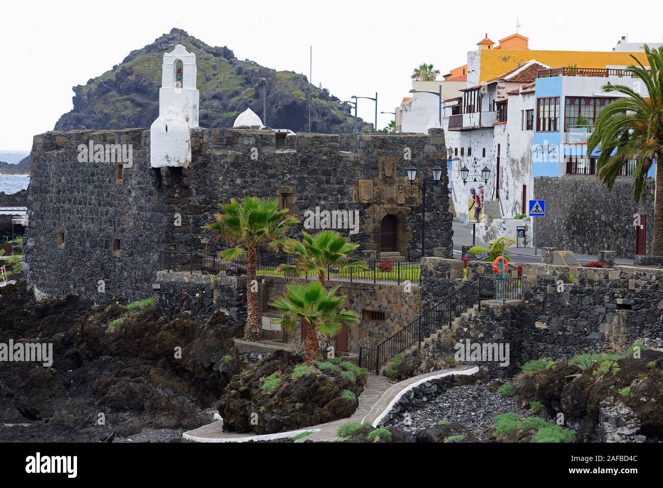 Castillo de San Miguel, Garachico, Teneriffa, Kanarische Inseln, Spanien Stockfoto