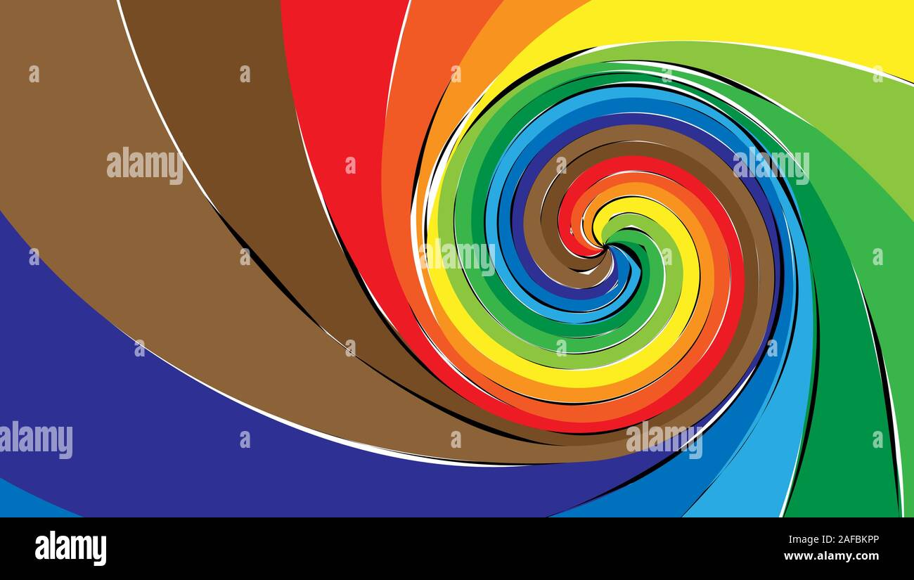 Hintergrund Design in Form einer Palette von Farben. Abstraktion, die auf das Thema der Farbpalette. Stock Vektor