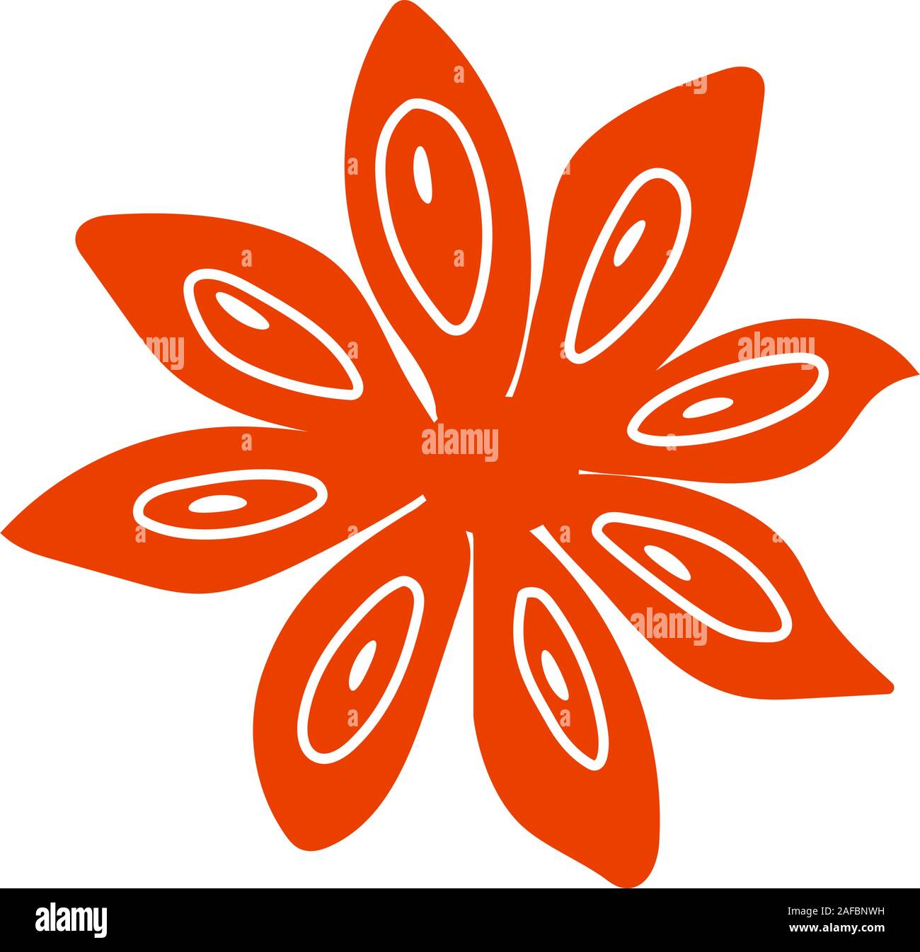Auf weissem Hintergrund Abbildung: Anis. EPS 10. Vector Illustration Stock Vektor