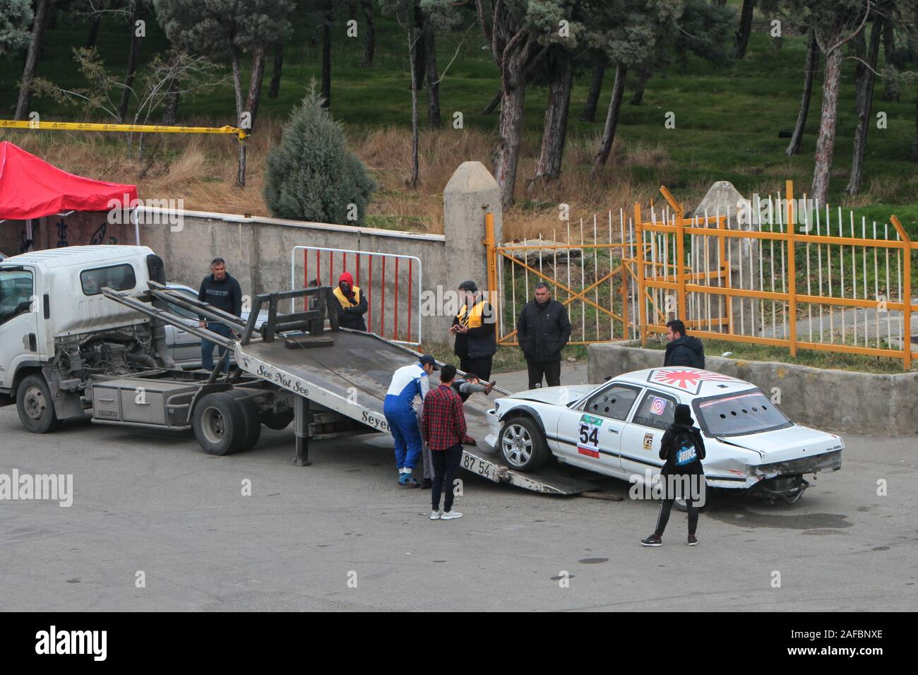 Drift Meisterschaft in Teheran Stockfoto