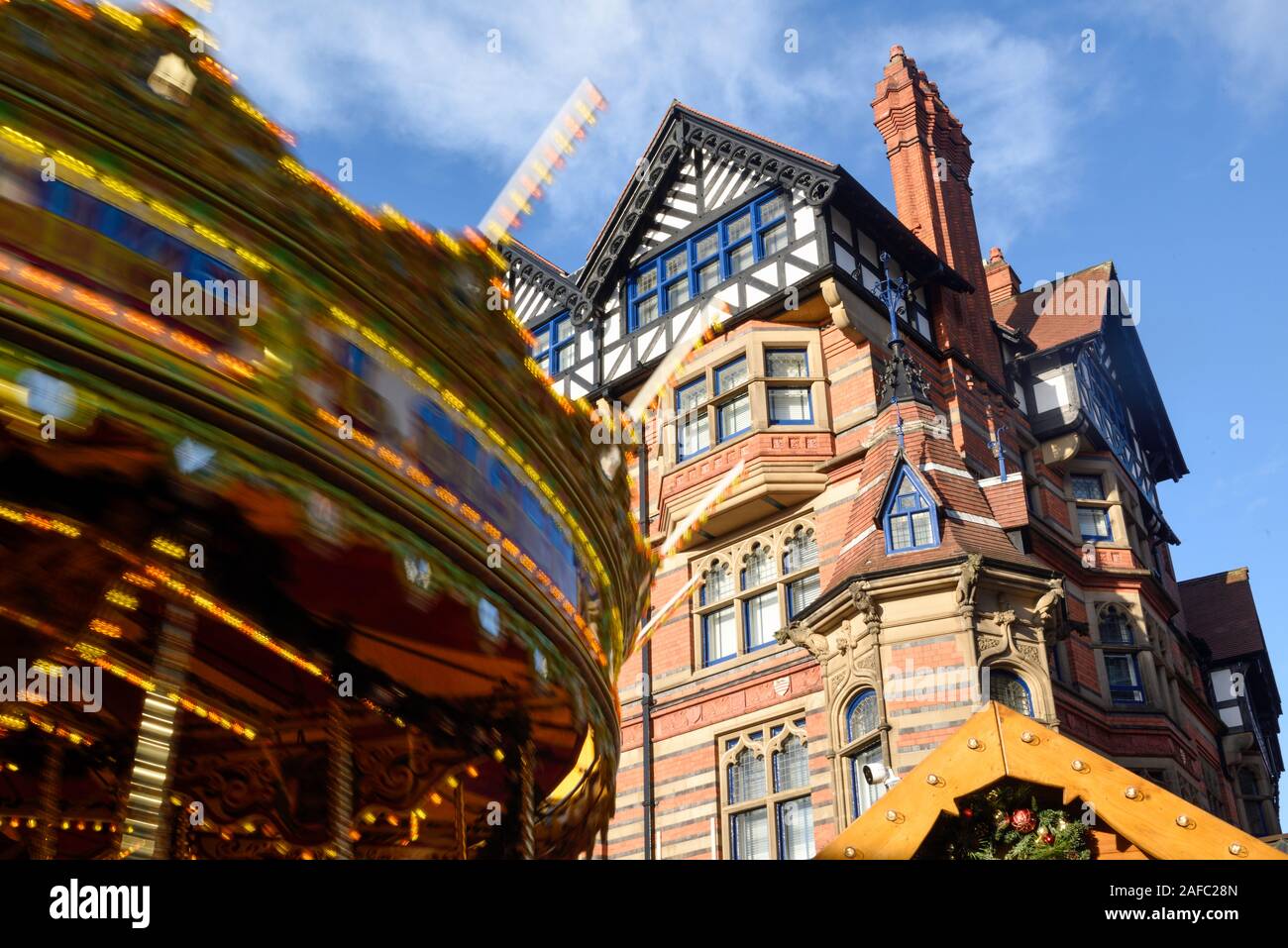 Nottingham jährlichen Weihnachtsmarkt Stockfoto