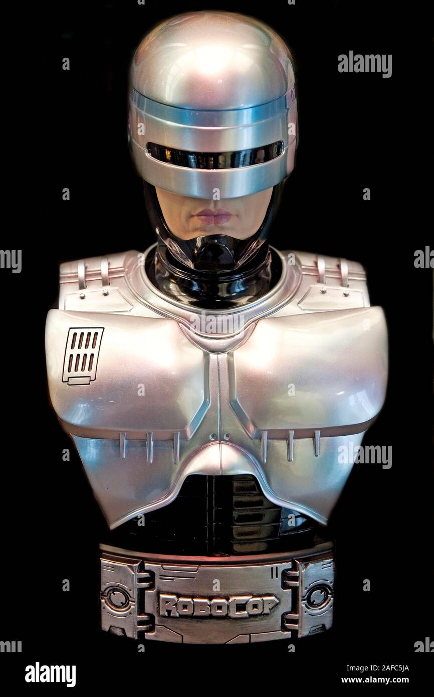 RoboCop, Roboter Abbildung, Replik aus dem Science-Fiction-Film RoboCop, Deutschland Stockfoto RoboCop, Roboter Abbildung, Replik aus dem Science-Fiction-Film RoboCop, Deutschland Stockfoto