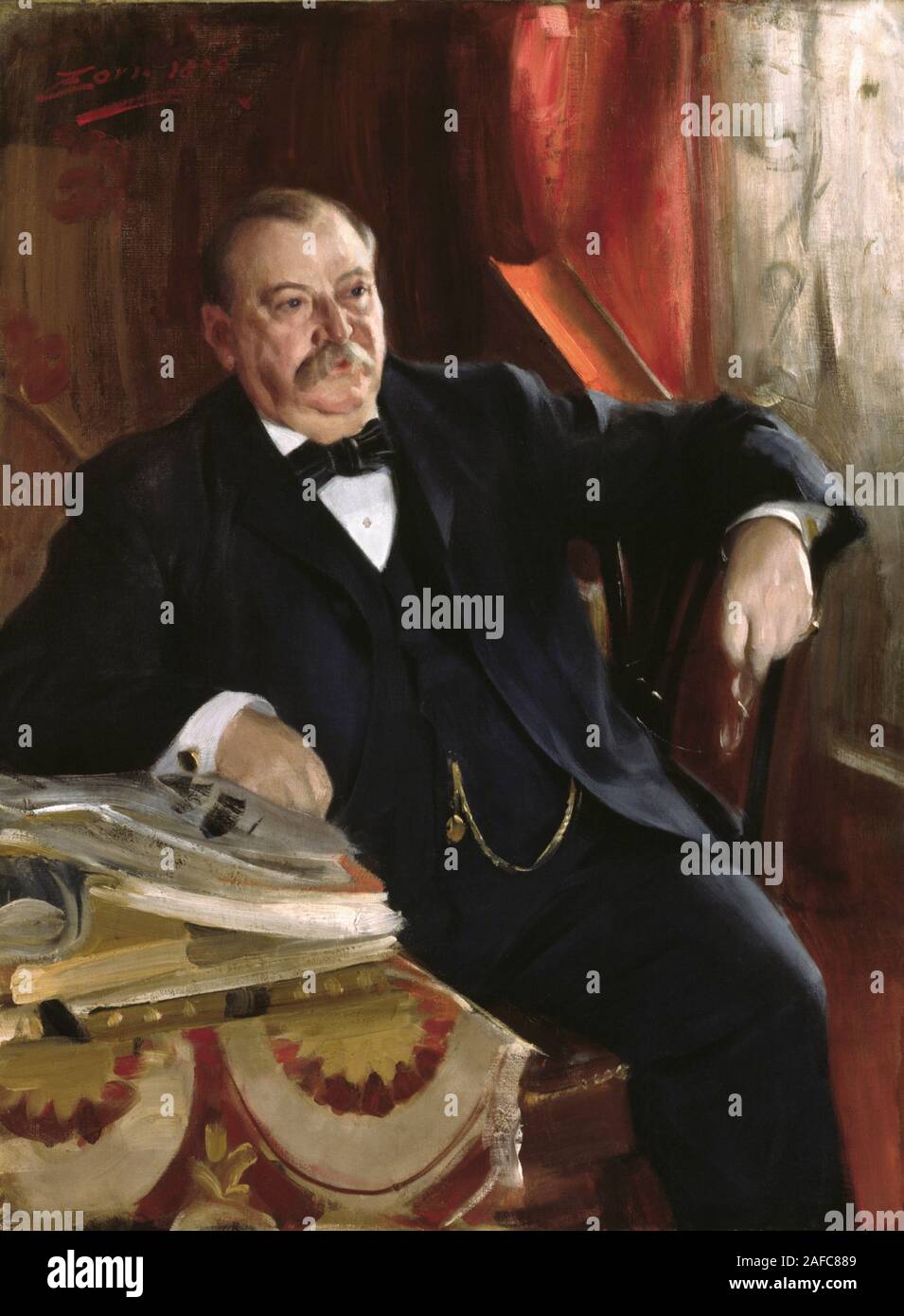 Präsident Grover Cleveland, 1899 Stockfoto