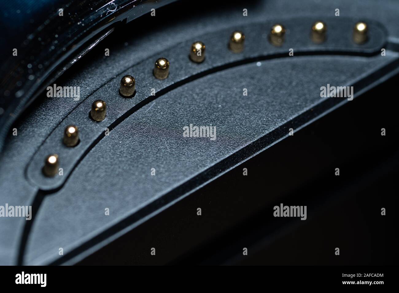 Alte vintage Kamera Text und Zahlen wählen. Stockfoto