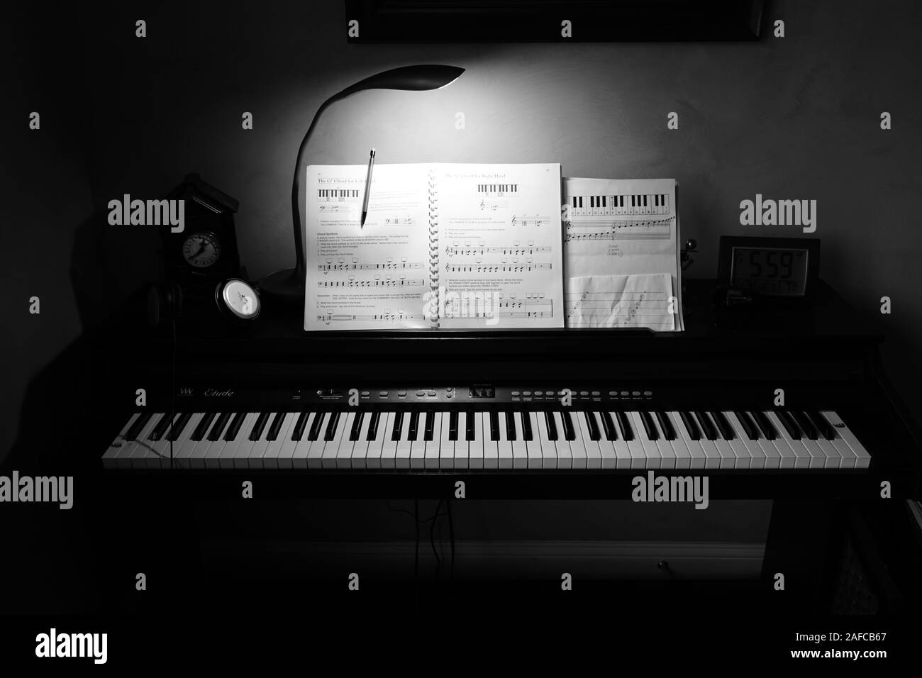 Klavier Stockfoto