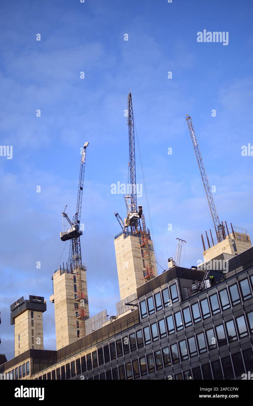 Bau des Broadway Entwicklung an der Victoria Street London, ehemaliger Standort der New Scotland Yard Stockfoto