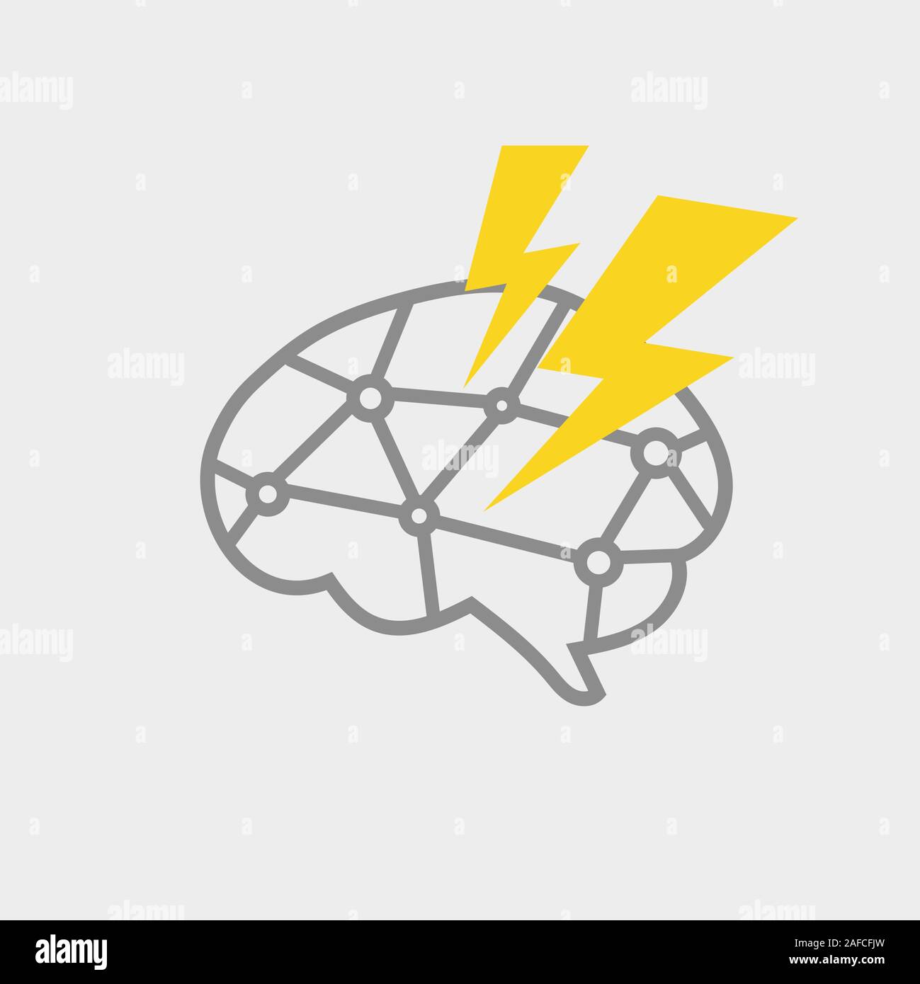 Brain power Symbol. Stock Vektor