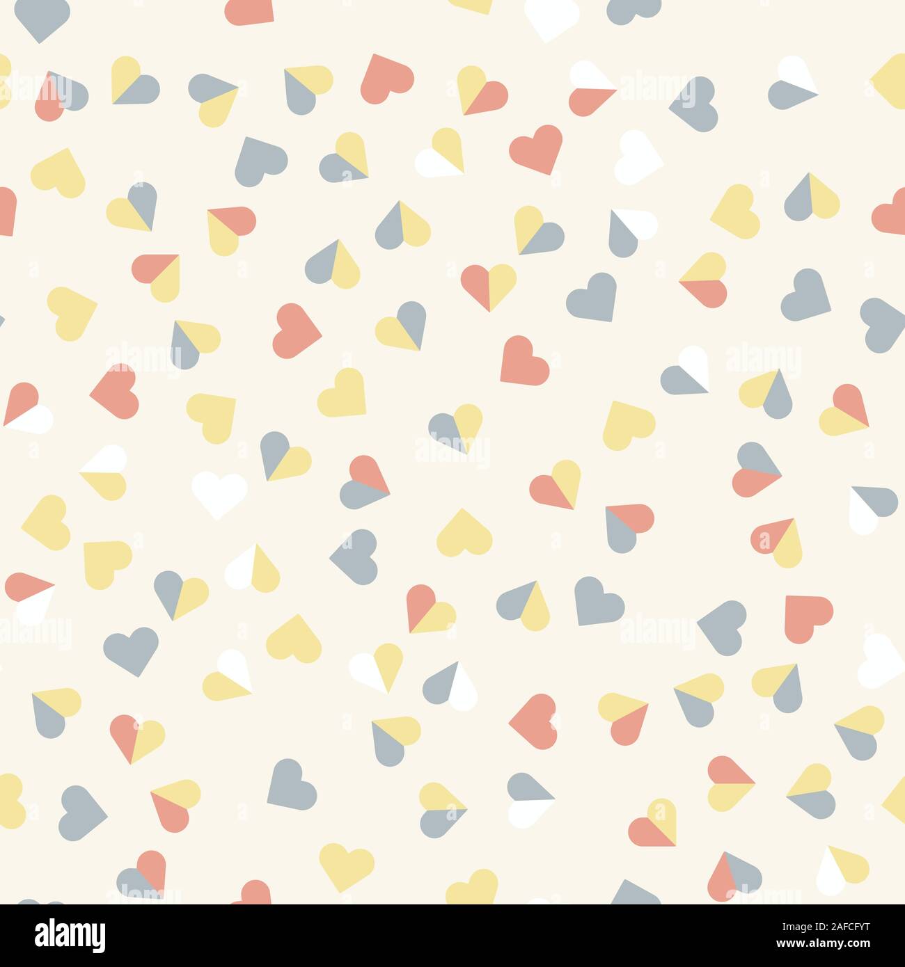 Retro liebe muster. Die nahtlose Vektor Hintergrund. Stock Vektor