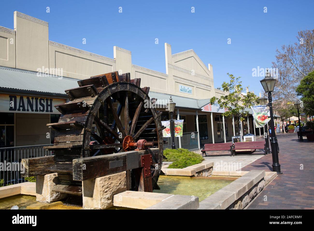 Stadt Windsor nördlich von Sydney, in der Region New South Wales, Australien Stockfoto