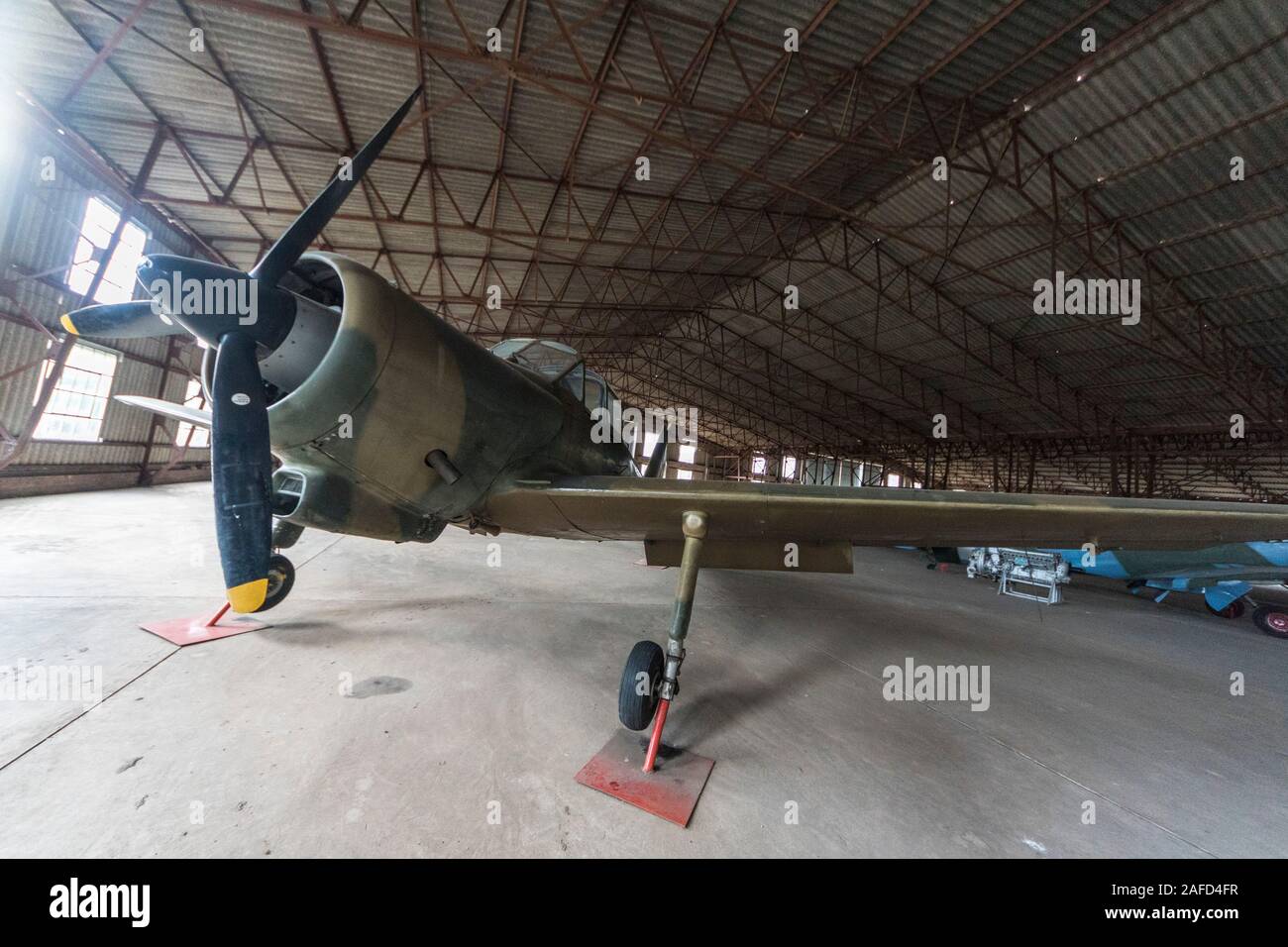 Gweru Aviation Museum, Simbabwe. Ein Percival P.56 "Provost"-Trainingsflugzeug der rhodesischen Luftwaffe Stockfoto