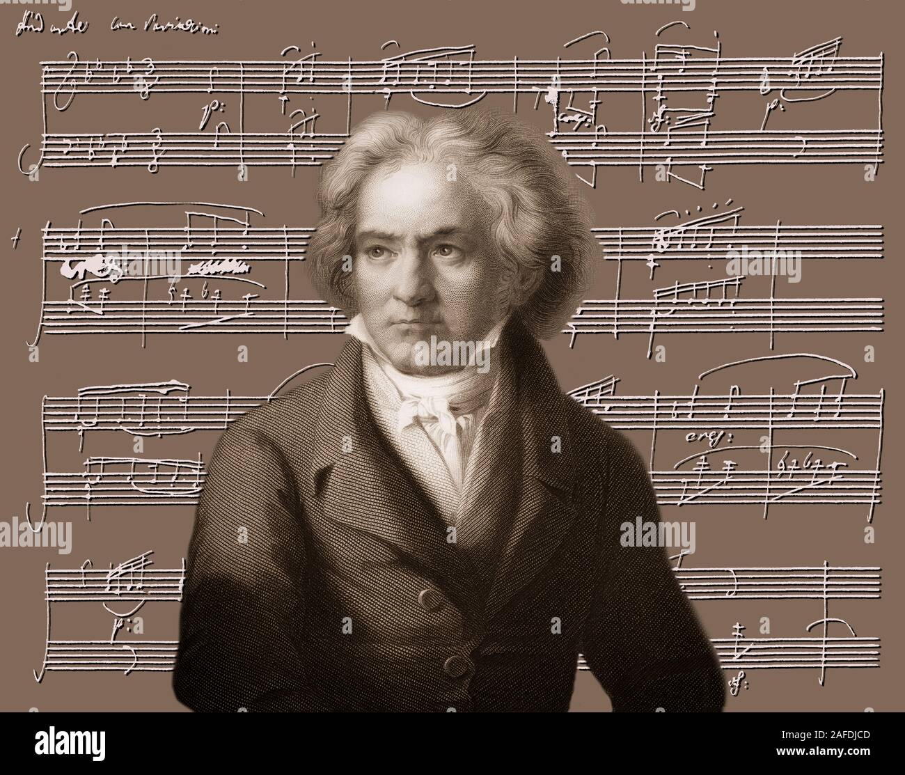 Handschriftliche Klavier Sonate Nr. 12 in einem ♭ major, Op. 26, Ludwig van Beethoven, 1770-1827, Deutscher Komponist Stockfoto Handschriftliche Klavier Sonate Nr. 12 in einem ♭ major, Op. 26, Ludwig van Beethoven, 1770-1827, Deutscher Komponist Stockfoto