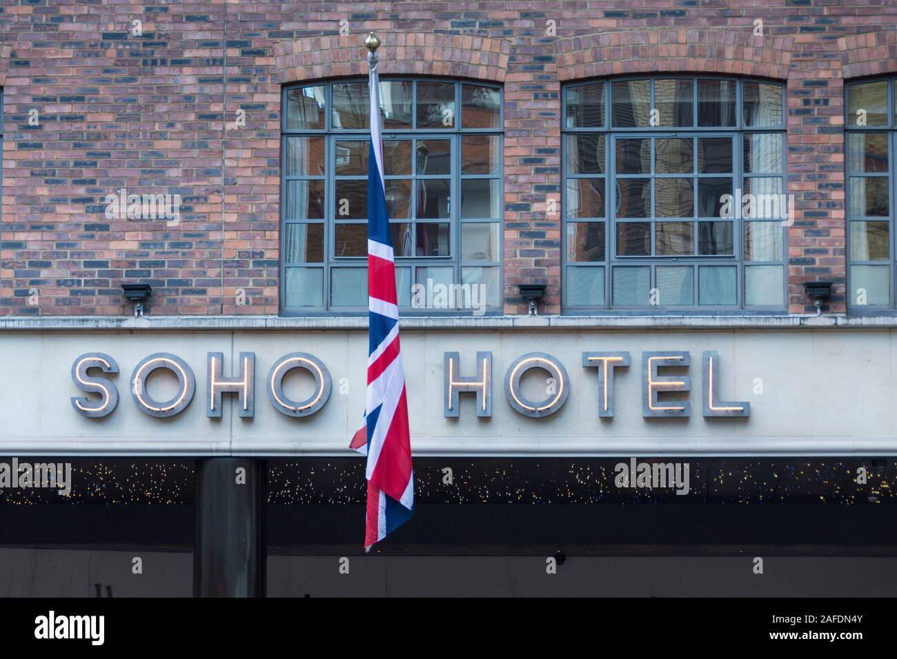 Das Soho Hotel, Richmond Mews, Soho, London, W1, UK Stockfoto