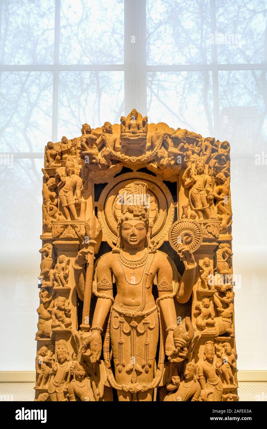 Indische, Hanhara Gottheit Abbildung, das British Museum, London, England, Großbritannien Stockfoto